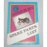 KATALOG DÍLŮ - ČZ 175/487.3 + 125/488.3  (ANGLICKÝ JAZYK)